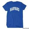 Harvard University Short Sleeve T -shirt tee tshirts män och kvinnor casual jersey streetwear s runna kläder hög kvalitet1162039