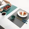 Mats & Pads 1/2/4Pcs Waterproof Silicone Placemat Table Mat Heat Insulation Cup Pad Dish Bowl Place Washable Durable For Kitchen Dining