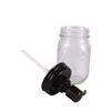 Диспенсер мыла Mason Jar с ржавчиной, насос из нержавеющей стали и крышкой жидкости для мыла для кухни и ванной комнаты - нет банок
