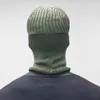 Berretti lavorati a maglia da uomo a 3 colori Occhiali con berretto da lettera occhiali doppia lente set da esterno cappello sportivo con visiera