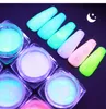 Nail Art Kits Sequin Laser Flash Poeder Lichtgevende Poeders Gemengde Hexagonale Japanse Nagels Patch Decoratie Set