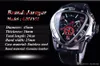 Top Luxury Sport Racing Mens Watchs Men Triangle Forme Automatique mécanique Auto Date de bracelet Relogo Military9566019