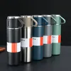 500ml Thermos Butelka wody z filiżankami Próżniowa izolowana podróż służbowa Podróże Kubek Kawy Utrzymuje ciepłe / zimno przez 24 godziny