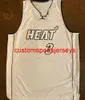 Mens Women Youth Rare Dwyane Wade White Hot Basketball Jersey Embroidery add any name number