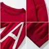 Varsanolブランドのセーター男性服ファッションコットンプルオーバーコート男性刺繍レタープルホムメンズディミナー服210601