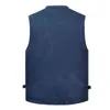L-6XL Big Size Men Multi Pocket Cotton Vest Casual with Many 14 Pockets Sleeveless Jackets Male Outdoor Pograph Waistcoat 211104