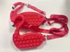 Kleine meid siliconen portemonnee decompressie bubbel speelgoed verandering opslag flamingo accessoires tas pen kast grote messenger tas