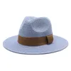 Panama Straw Hat Women sun Hats Ladies Spring Summer sunhat Men Wide Brim Cap mens Jazz caps Woman Fashion outdoor sea beach sunhats Man Chapeau wholesale 2022