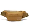 Camo Tactical Waist Bag Vattentät Oxford Material Utomhus Sport Bröstkassar Vandring Camping Cykling Jakt Fiske Sling Pack Telefon Påse Ryggsäck