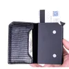 Uchwyty karty Smart Air Tag Portfel RFID uchwyt antygresowy ochronna Okładka wielofunkcyjna mężczyźni skóra z pieniędzmi Clips157n