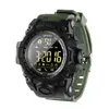 EX16S Smart Watch Bluetooth Waterproof IP67 Smartwatch Relogios Pedometer Stopwatch Wristwatch FSTN Screen Armband för iPhone och2335948