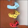 Locks&Latches# Gear Baby, & Maternity10Pcs/Set Baby Safety Locks Cartoon Animal Jammers Stopper Children Guards Door Holder Kids Finger Prot