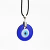 Evil Eye Pendentif Collier Turc Bleu Verre Pendentifs Colliers Main En Cuir Corde Chaîne Collier pour Femmes Hommes Filles Bijoux Chanceux