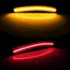 Emergency Lights Front Amber Rear Red LED Side Marker Fender Flare Lamps For 20022008 1st Gen MINI Cooper R50 R52 R53 Turn Sign6770945