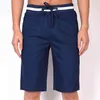 Brand Summer Mens Shorts Breeches Casual Bermudas Black White Boardshorts Classic Beach Quick Dry 210713