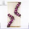 Moda Lüks Grand-Olay Düğün Dekorasyon Arka Planında Demirler Demir Çerçeve Kapı Bölme Ekran Çiçek Tutucu Kemer Sahne Partisi Doğum Günü Betint Masa Kek Standı