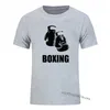 Bjjクールなボクシングの高級Tシャツハラジュックストリートウェア面白い綿ヒップホップファッションTシャツ男性Camisas Hombre 210706