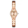 Wristwatches 2022 Qualities Small Fashion Women Watches Rose Gold Luxury Stainless Steel Ladies Diamond Female Bracelet