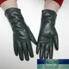 Sheepskin leather gloves women's fashion elastic style velvet lining to keep warm in autumn and winter, retro style color points Factory price expert design Quality