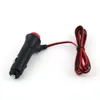 Promotion 1.5 meter 12V 24V Male Car Cigarette Lighter Socket Plug Connector On Off Switch