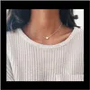 Chokers Pendentifs Bijoux Charme Colliers Pour Filles/Dames - Minuscule Or Sier Collier Ras Du Cou, Délicat Mignon Pendentif Coeur Déclaration Collier Dro