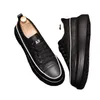 Mode ontwerper wit trouwjurk schoenen herfst lente casual lederen sport spiegels chunky sneakers europese luxe lage top mannen gevulkaniseerd wandelende loafers