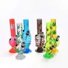 2022 new 7.87'' Acrylic Smoking Hookah Water Pipe Dab Rig Bong Bubble Traveling Pipes Portable Bongs Random Style Color 1 Piece