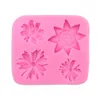 Blomma silikonformar Fondant Craft Cake Candy Chocolate Ice Pastry Baking Tool Mold Soap Mold Cake Decorator9603802