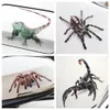 3d aranha lagarto escorpião adesivo de carro animal veículo janela espelho pára decalque decoração resistente à água alta stickiness341h