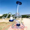 ビーカーDABリグ水峰厚いガラスの水ギセルユニークな喫煙ガラス水パイプ石油リグ14ミリメートルの爆竹で