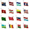 Bandiera Spilla Distintivo Spilla Colombia Costa Rica Grenada Georgia Cuba Guyana Kazakistan Haiti Corea del Sud Turchia