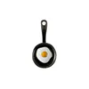 ピン、ブローチ2021シェフブローチ揚げ卵フライパン食器キッチンギフトナイフとフォーククリエイティブ性格