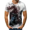 T-shirt da uomo 2022 Estate-Vendita Personaggio del film 3D Modello T-shirt Moda casual Harajuku Maschio e femmina Anime Stampa Shoping