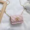 Корейская версия маленьких детей сумочка конфеты цветной личности кросс-тело девушки сумка цепи в западном стиле детские сумки