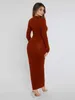 SXY Solid Quarter Zip Bodycon Dress SHE