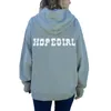 Damen Hoodies Sweatshirts E-Girl Übergroßes Sweatshirt Lässige Langarm-Kapuzenjacke Kordelzug Cardigan Mantel Vintage Streetwear Y2k