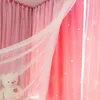 Mcao Punch Free Curtain Blackout Window Home Bedroom Living Room Star Decoration Accessories Shading Blind Drapes TJ1620 210903