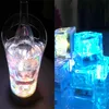 Lumières LED Polychrome Flash Party Lights LED Glowing Ice Cubes Clignotant Clignotant Décor Light Up Bar Club Wedding sxmy3