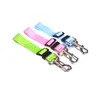 Justerbar hund katt bil säkerhetssäkerhetsbälte PET Fordon koppel för hundar Travel Collar sele valp bly clip nylon produkt