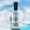 الأزياء الزجاج التدخين أنابيب المياه النرجيلة bongs مع رش الركيزة جولة اينر معدات recycler الحفارات النفط