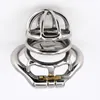 Arc anneau Base Chastity Cage En Acier Inoxydable Pénis Bondage Cock Lock BDSM Sex Toys Pour Hommes