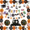 41/pcs décorations d'halloween fête ballon à Air en aluminium Halloween citrouille fantôme ballons jouets gonflables chauve-souris Globos ballons de citrouille