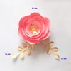 Dekoratif Çiçekler Çelenkler El Yapımı Cardstock Gül DIY Kağıt Düğün Olay Arka Planında Süsleme Set Set Süslemeleri Kreş Duvar Deco Video Tu