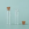 Groothandel Mini Wood Cork Glass Drifting Flessen 2 ml 3 ml 4ml 5 ml 6 ml 7 ml 10 ml 12 ml 15 ml 20ml
