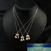 Cadeau de Noël pour les femmes Collier d'arachide Femmes Blanc Faux Collier de perles Clavicule Pendentif Bijoux Or Rose Titane Créatif Prix Usine Conception Experte Qualité