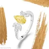 Heart Series Ring Piage bezit extreem 18k goud vergulde sterling zilveren topkwaliteit luxe sieraden merkontwerper Solitaire D2122