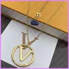 Nieuwe Designer Gouden Ketting Classic Kettingen Dames Mens Ontwerpers Sieraden Brieven Hanger Ketting Dames Casual Accessoires Groothandel D221212F