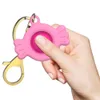 사탕 / 꽃 모양의 짜기 간단한 딤플 장난감 푸시 버블 감각 스트레스 구호 Fidget 조기 교육 키 체인