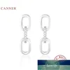 Stud Canner Ins Style Miłość Kolczyki dla kobiet S925 Sterling Silver Piercing Cyrkon Koreański Biżuteria Pendientes1