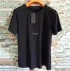 Mens Letter Print T Shirts Black Fashion Designer Summer High Quality Top Short Sleeve Size S-XXL